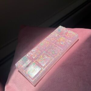 Candy Bar Keychain Pink & Silver